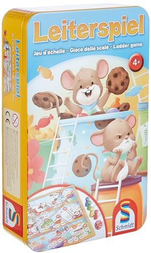 Schmidt Spiele 10V60403708V10 51284 - Leiterspiel - Metalldose
