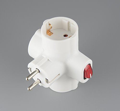 Enchufe de superficie Schuko, 220.00 voltsV