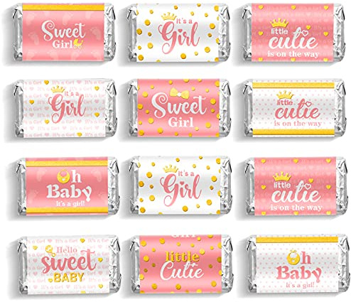 Clabby 90 Pieces Baby Shower Candy Wrappers Mini Chocolate Bar