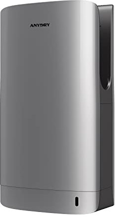 anydry 2065 Secador de Manos de Doble Lado Filtro HEPA Eficiente ABS.(Plateado)
