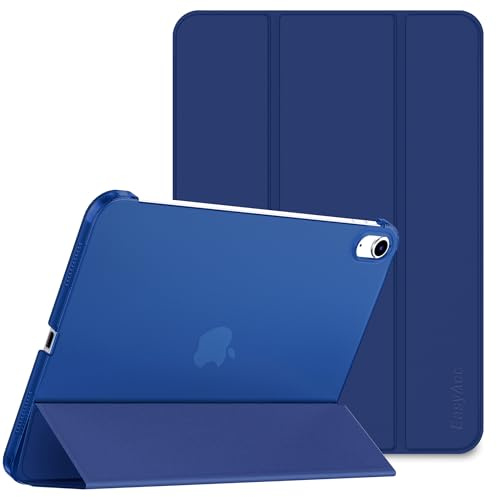 EasyAcc Case for iPad (A16) 11th/10th Generation 2025/2022, Dark Blue | 11/10.9 inch Slim Hard Protective Cover for iPad 11/10 Gen, Models A3354/A3355/A3356/A2696/A2757/A2777/A3162