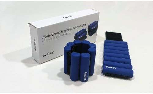 Ankelrem för handledsstöd Everweight 0,5 kg par (blå). Ankelvikter viktade armband gym hemma. Ankelvikter viktade fotledsstöd. Ankelvikter och handled ankelvikter 0,5 kg