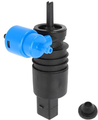 X AUTOHAUX Windshield Washer Pump W/Grommet Windshield Washer Fluid Pump Fit for Vauxhall Viva Zafira Windshield Wiper Pump No.13250357 - Pack of 1