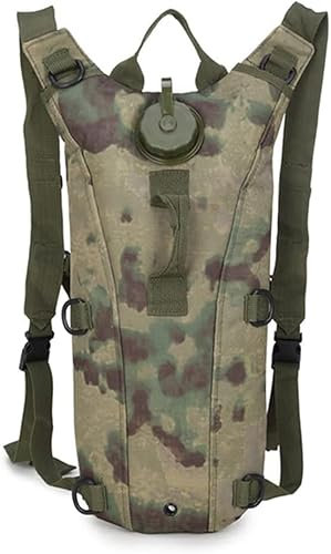 3L Wasserbeutel 3 Liter 100 Unzen Trinksystem Blase Rucksack Wasserbehälter Camping Pack für Wandern Jagd Überleben,A