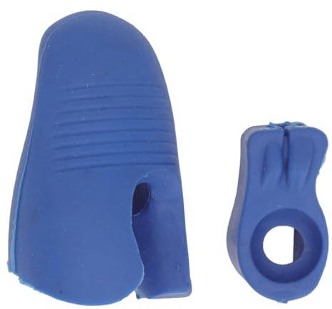 Correttore per L'impugnatura Dell'arco di Violino, Supporto Didattico per la Tenuta Dell'arco, Stabilizzatore del Pollice e Supporto per il Mignolo per Imparare il Violino, (BLUE)
