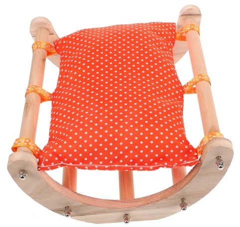 Kisangel Hamsterbett Warmer Polsterung Bequeme Für Kleintiere Für Meerschweinchen Und Hamster Gemütliches Zuhause Für Kleine Haustiere Orangefarbenes Design