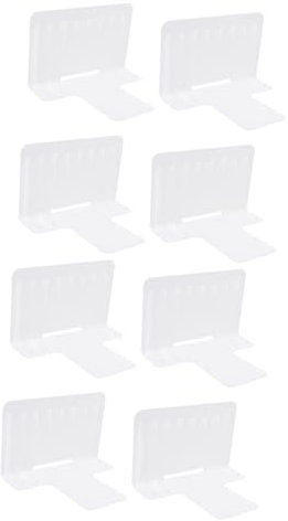 DIYEAH 8pcs Fridge Organiser Drawer Dividers Pantry Dividers Plastic Separator for Kitchen Bathroom Bedroom