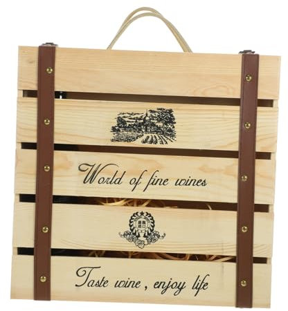 Cabilock Holz Weinlagerbox Für Flaschen Handgefertigte Aufbewahrungslösung Aus Hochwertigem Holz Für Weinliebhaber Vielseitig Einsetzbar Für Bars Hotels Und Private Feiern