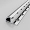 Raouoae Perfil De Esquina De Aluminio Para Baldosa Cerámica, Perfil De Escalón De 125CM Para Pisos, Riel De Baldosa, Tira De Extremo De Cerámica, 2 Piezas(Silver,12.2mm)
