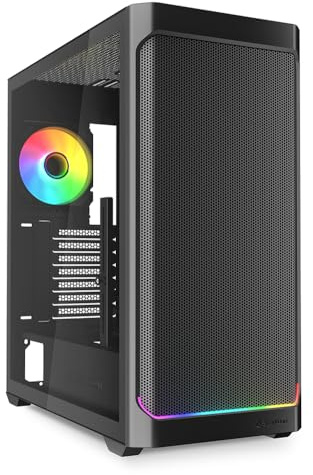 Sharkoon AK4W RGB Strip Midi Tower Nero (AK4 RGB Black ATX [schwarz])