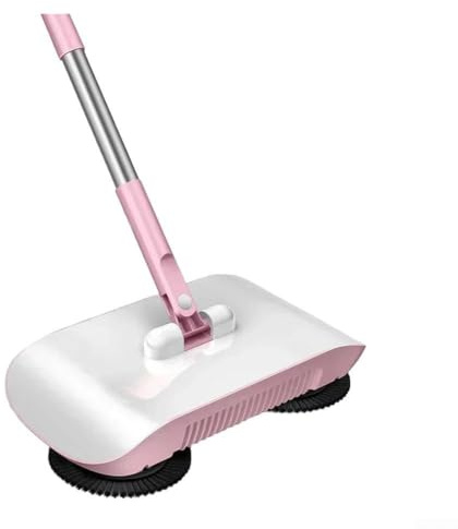 TONIXY Robot aspirador multifuncional con escoba y trapeador de tela para una limpieza eficiente del piso del hogar, rosa (B)