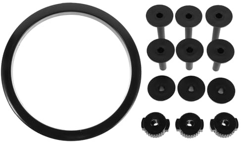 Cabilock Kit de accesorios para batería (1 juego): soporte para platillos, bombo, protección de hardware para músicos y sesiones de grabación.