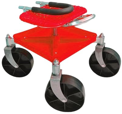 Sgabello da giardinaggio – Sedia da giardino girevole a 360 gradi, altezza regolabile, sedia da lavoro per potatura di piante, trapianto di rami