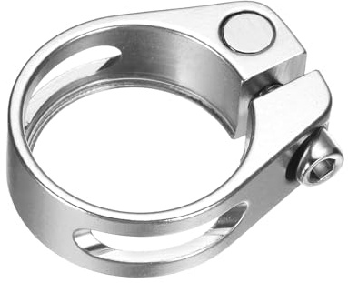 QUARKZMAN Abrazadera Para Tija De Bicicleta 31.8mm Color Plata