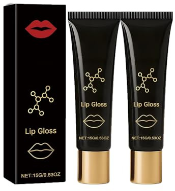 Lip Booster Serum, Lip Oil Plumper, Lippenpflege Öl mit Hyaluronsäure, Feuchtigkeitsspendender Lippenstift, Lippenfältchen Reduzieren, Lippenpflege Trockene Lippen (3)