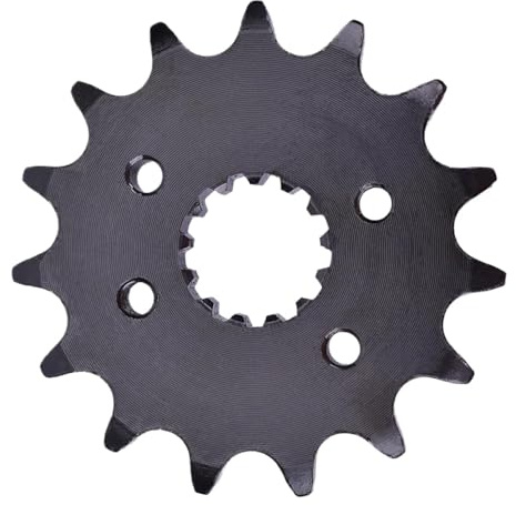 15T Motocicleta, la Rueda Dentada Delantera se Adapta a BJ Estrella 250 Compatible con GPZ400 R ZX400D GPX400 R ZX400F ZR400 ZXR400 ZX4 ZX400G ZXR400 R REEMPLACIÓN Tamaño de la Cadena