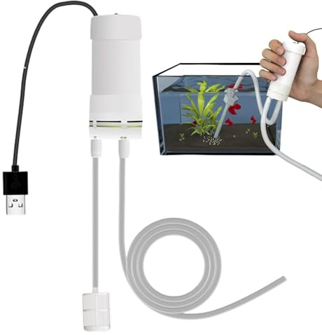 Pompa A Sifone Per Acqua - Pompa Elettrica Autoadescante USB, Design Compatto A Risparmio Energetico | Materiali Affidabili, Trasferimento 'acqua Versatile Per Piscine, Acquari, Stagni, Lavandini,