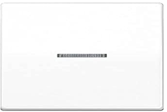 Jung as500 - Tecla con visor para mecanismo simple placa central blanco