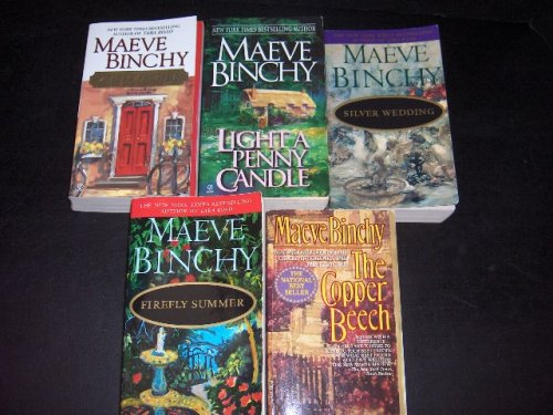 Maeve Binchy 5 Book Set: The Copper Beech/Firefly Summer/Silver Wedding/Light a Penny Candle/Scarlet Feather