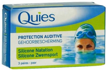 Quies Pair of Maxi Silicone Earplugs - Pack of 3