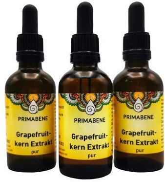 Primabene, Grapefruitkern Extrakt, reich an Bioflavonoide, Polyphenole sowie Tocopherole und Vitamin C (1 x 50 ml)