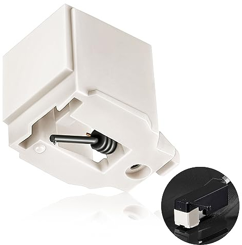 Dreyoo 1 Pack Record Player Needle Replacement for ATN3600L, Turntable Stylus Compatible with Audio-Technica ATPL30/ATPL50/ATLP60/ATLP60USB/ATLP2D/ATLP2DUSB Vinyl Turntable Player