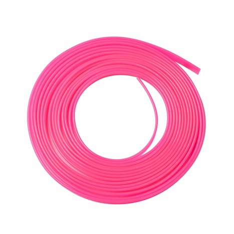 SenyEr Auto-Zierleisten, Styling, Autozubehör, Innen- und Außenformleisten (Color : Pink)