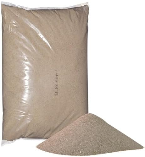 Genérico SilicaSand - Arena de Sílice para Filtros de Piscinas | Sacos Arena 25 kg para Filtros de Piscina | Granulometría 0,4-1 mm | 1 Saco de 25 kg de máxima pureza