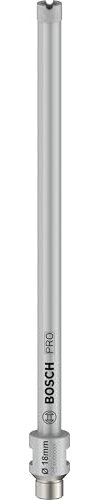 Bosch 1 X PRO Core Cutter Wet per trapano diamantato, G1/2 (per calcestruzzo, cemento armato, diametro 18 mm, accessorio professionale)