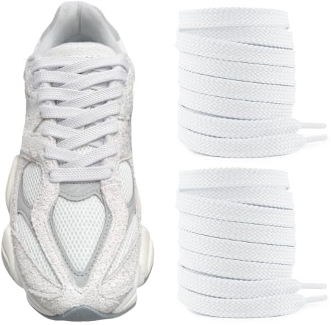 UamGlsob Cordones Planos para Zapatillas New Balance, Cordones Deportivos 8mm de Ancho Duradero con Diseño de Rombos