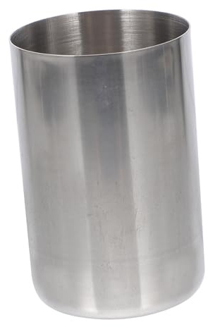 Ciieeo Edelstahl Messbecher 80Ml Labor Probenbecher Mit Breiter Öffnung Rostfreier Metallbecher Für Flüssigkeitsmessung Medizingerechter Kleiner Dosierbecher Für Haushalt Labor Küche