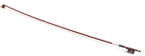 Geigenbogen volle Größe 4/4-1/8 Geigenbogen Hühnerflügel Holz Geigenbogen Ebenholz Schwanzbasis Schachtelhalmhaar Jujubeholz Handgefertigt(1/4)