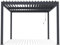 Hábitat y Jardín Pergola bioclimática de aluminio Windsor - 3 x 4 m - Antracita
