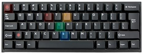 JSJTKeys Black Keycap - 165 Keys Cherry Profile Keycaps PC Material Blacklight Theme Vintage Translucent Keycap Set Suitable for Cherry Mx Switches Mechanical Keyboard Key Caps