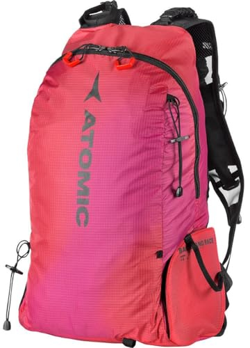 ATOMIC Backland Race Skirucksack 16 L I Leichter Trinkrucksack mit Fach für Steigeisen, Felle & Lawinenausrüstung I Skitasche kompatibel mit Trinksystem I Robuste Skischuhtasche für Wettkampf