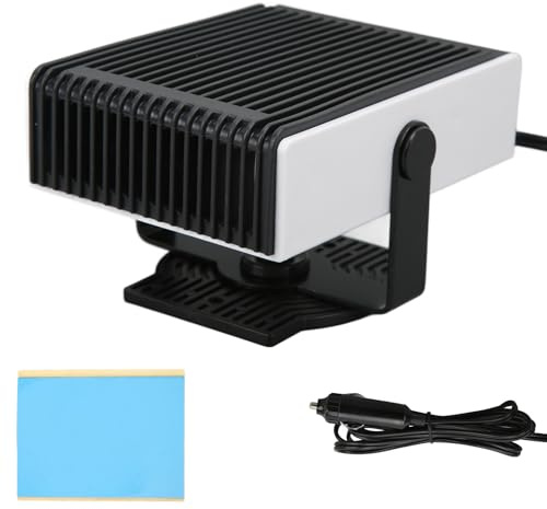 MotorMinds Tragbare Autoheizung 12V 150W Auto-Heizung, Heizung Fensterheizung, Standheizung Mit Zigarette, 2-in-1 Schnellheiz und Kühllüfter