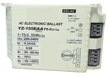 ballast électronique Lampe fluorescente YZ-155EAA T5-C AC 220-240V, Ballast électronique 55W for lampe annulaire T5 Standard