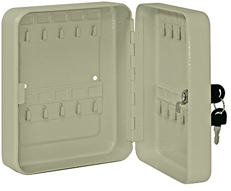 Silverline 656614 20-Key Cabinet Keyed 200 x 160 x 75 mm, Grey