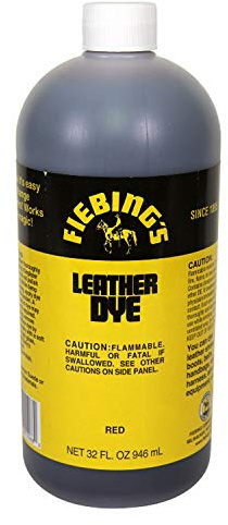 Fiebings Lederfarbe 118 ml, rot, 32 Ounces