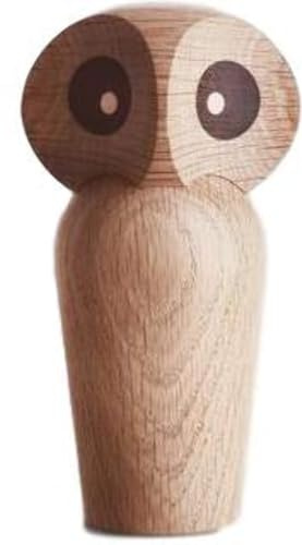 Architectmade Owl Eule Holzfigur groß Natur