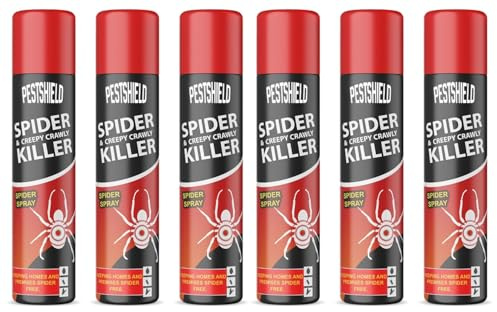 Spider and Creepy CRAWLY Spray Insect Killer (200ml) (Pack of 6 Sprays)