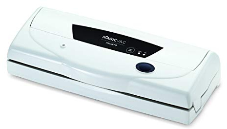 Magic Vac Pronto 800mbar Color blanco sellador al vacío - Envasadora al vacío (Color blanco, 800 mbar, 140 W