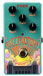 Zvex Fuzz Factory Vertical Pedal, Model 4334188682, Guitar Effect Device with Multi-Color Design
