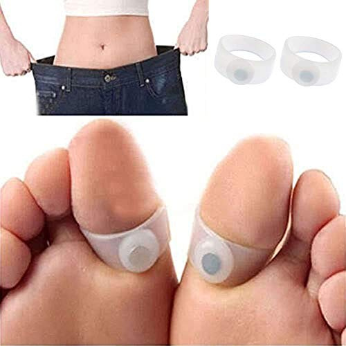 PEDIMENDTM Magnetische Zehenringe aus Silikon zum Gewichtsverlust, erhöhen den Stoffwechsel und reduzieren Fett am Körper, ideal für Muskelaktivation, kann am großen Zeh
