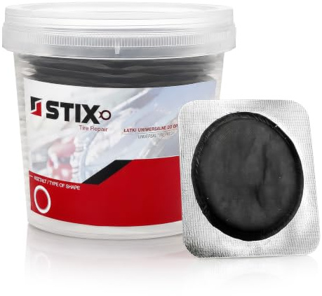 Stix 50x Reifenflicken 65 mm Gummi Reparatur Flickzeug Vulkanisierung