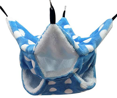 luckything SUPTMAX Nagetier Hängematte, DREI Ebenen Hängematte Kleintier Höhle Haus Häuschen Ratte Chinchilla Frettchen Hamster Für Ratten, Hamster, Chinchillas Und Eichhörnchen