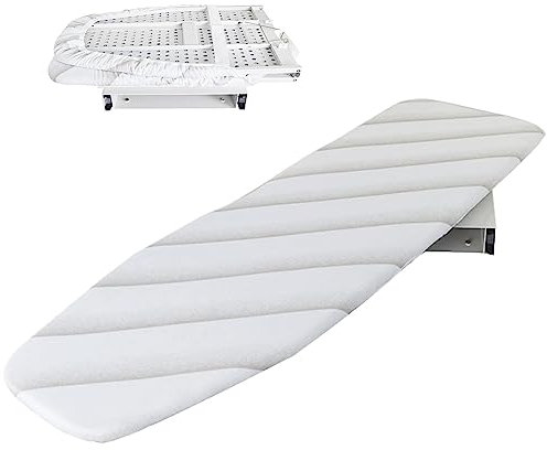 Nisorpa Pull Out Ironing Board 180° Rotatable Ironing Boards Fold Away Drawer Ironing Table with Heat Resistant Cover 95.6 x 30cm