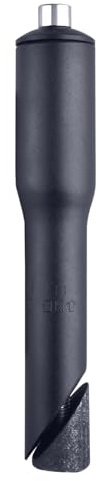 Azarxis Vástago de Horquilla de Bicicleta Extensión de Elevador de Canilla Adaptador de Elevador de Manillar 1-1/8 Pulgadas φ22.2mm 25.4mm 150mm (Negro, 25,4 mm)