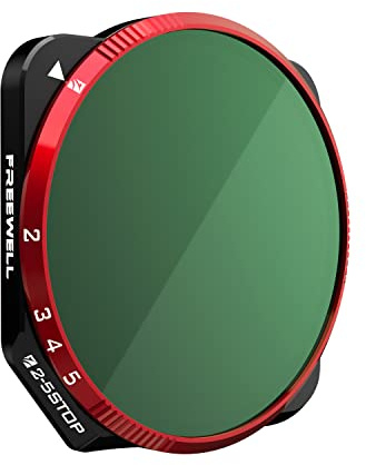 Freewell Variable VND 2-5 Stop Filter Compatible with Mavic 3/Mavic 3 Cine/Mavic 3E (Not Compatible with Mavic 3 Classic/Mavic 3 Pro/Mavic 3 Pro Cine)