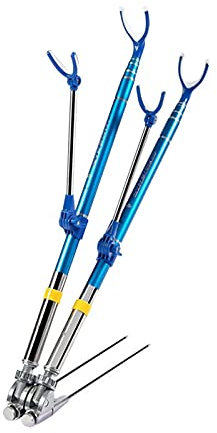 Tripode pesca Barra de carbono Barra de pescar Rack Rack Rart Rod Ultra-Light y súper duro gran objeto de objeto con inserción de tierra multifuncional Soporte para cañas de pescar ( Size : 2.4M )